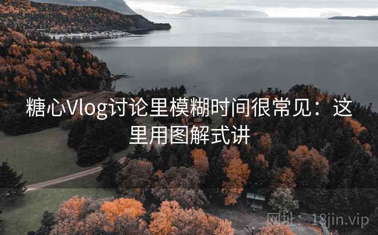 糖心Vlog讨论里模糊时间很常见：这里用图解式讲  第2张